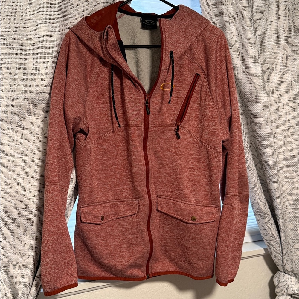 Oakley Maroon Full-Zip Jacket - image 1